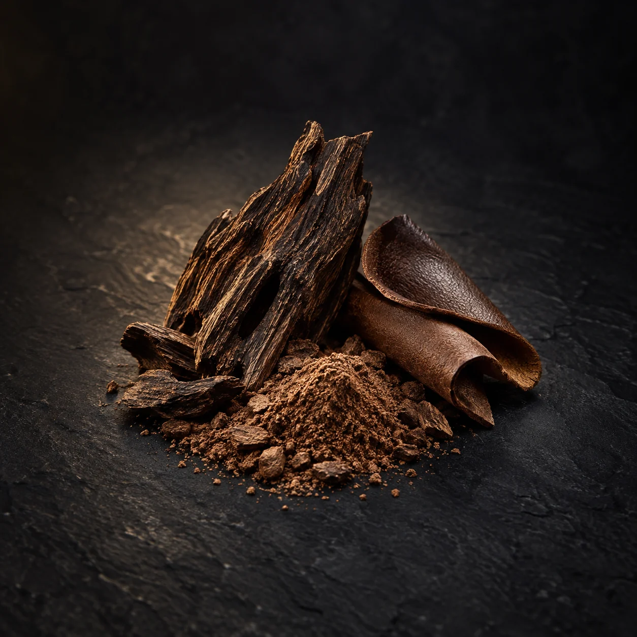 Base fragrance notes for Haadi Oud Euron: Powdery oud and leatherwood
