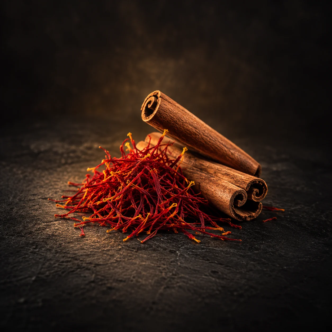 Top fragrance notes for Haadi Oud Saraye: Fiery saffron and cinnamon