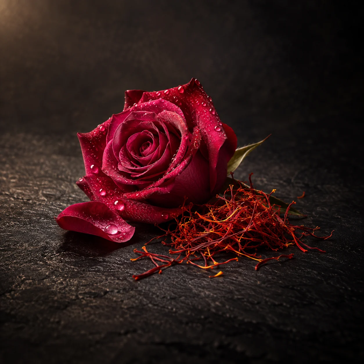 Top fragrance notes for Haadi The Queen of Nayra: Fresh dewy rose and saffron