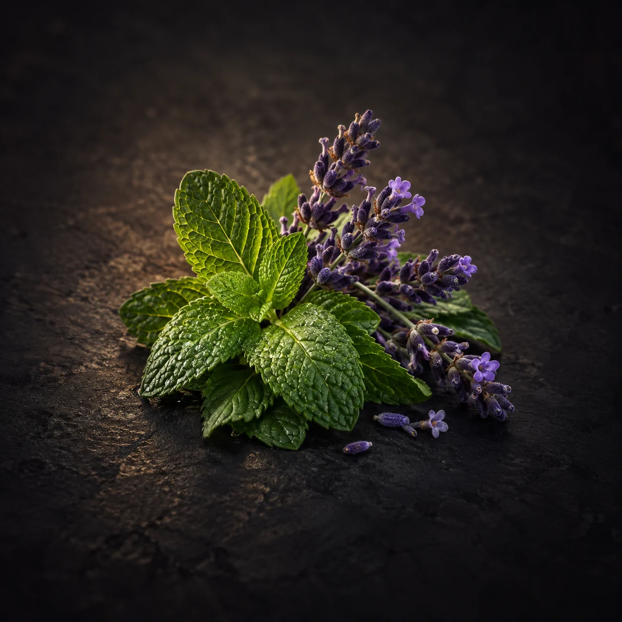 Top fragrance notes for Haadi ZedVur Black: Crisp mint and aromatic lavender
