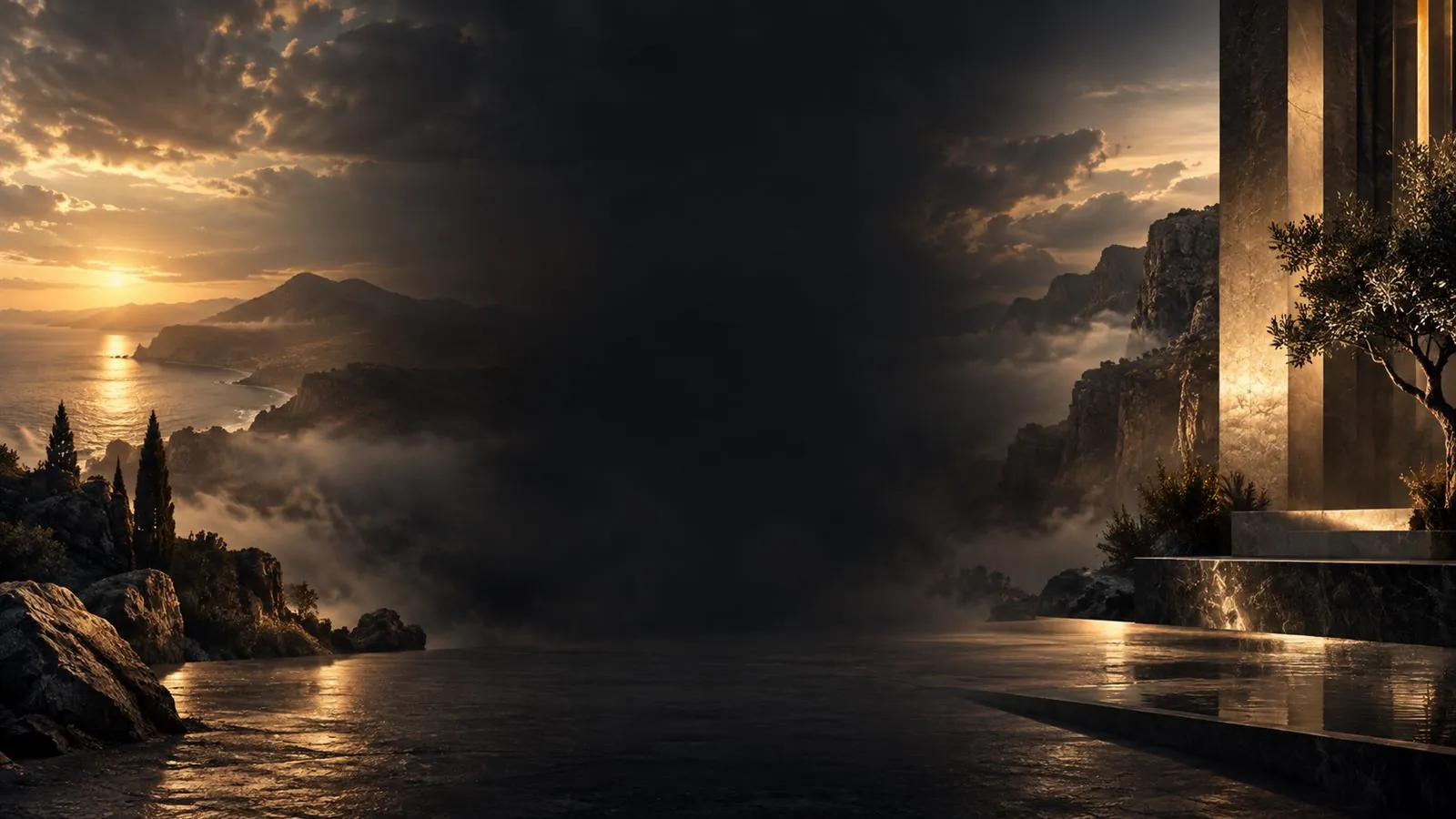 Atmospheric fragrance story artwork for Haadi Elys Man