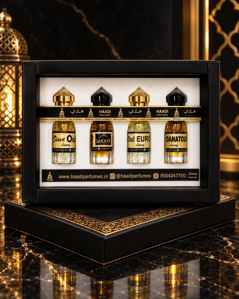 Haadi Perfumes curated fragrance combo sets