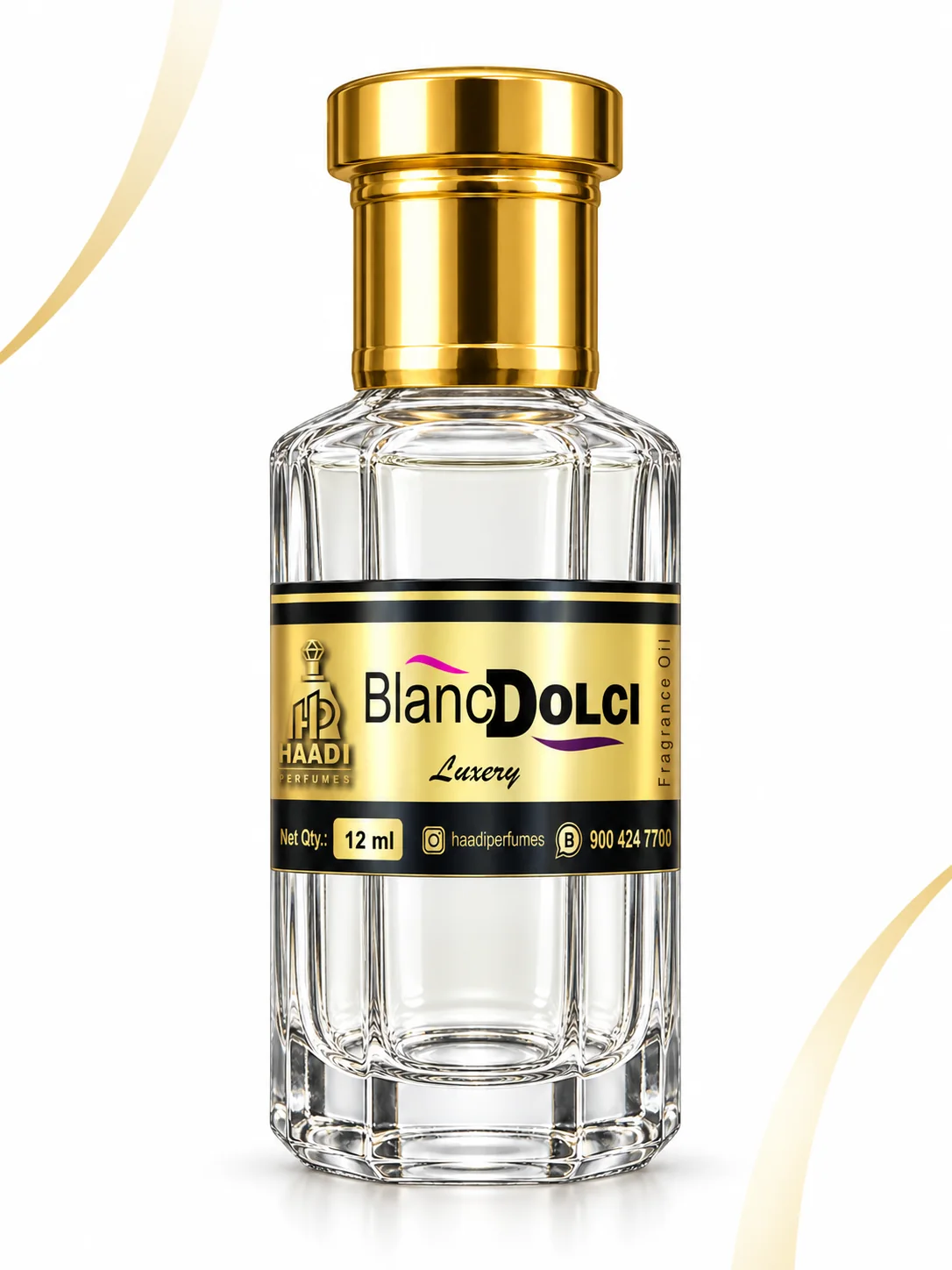 Haadi Blanc Dolci 12 ml attar bottle 12ml