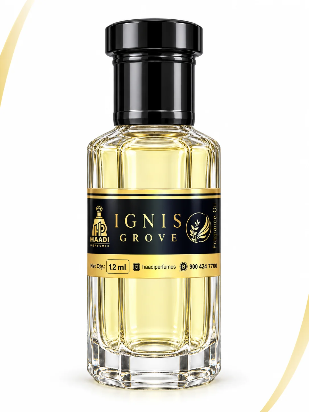 Haadi Ignis Grove 12 ml attar bottle 12ml