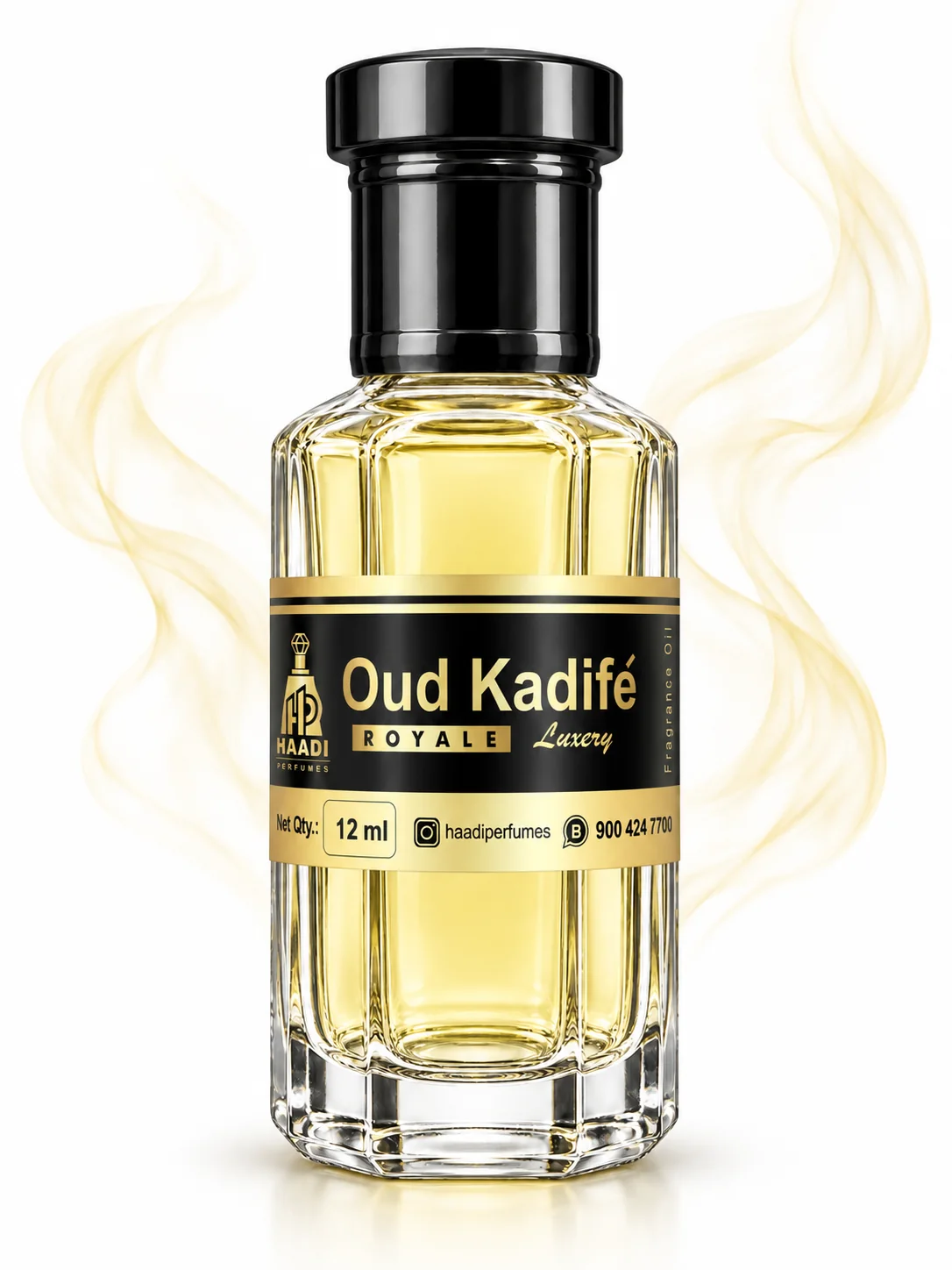 Haadi Oud Kadife Royale 12 ml attar bottle 12ml