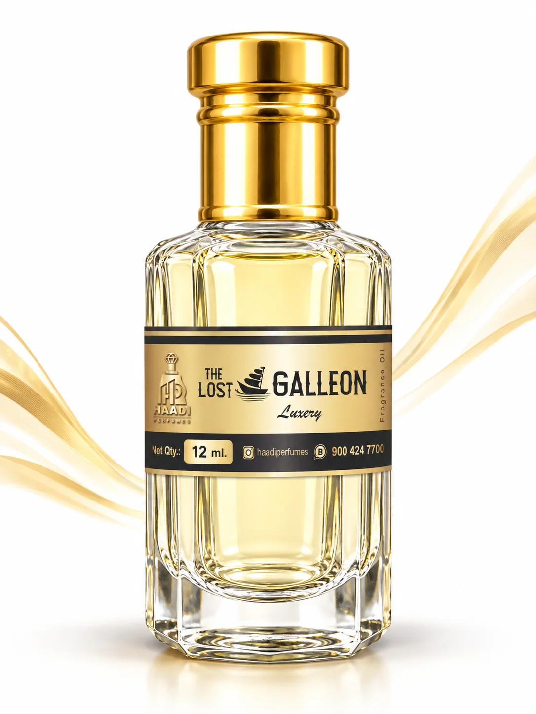 Haadi The Lost Galleon 12 ml attar bottle 12ml