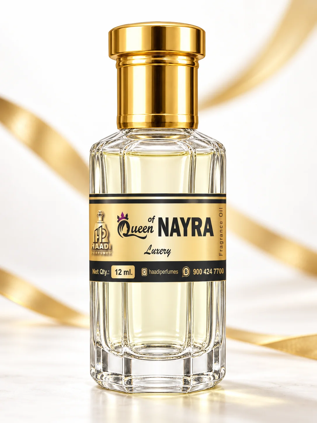 Haadi The Queen of Nayra 12 ml attar bottle 12ml
