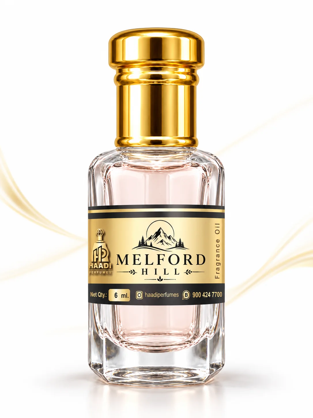 Haadi Melford Hill 6 ml attar bottle