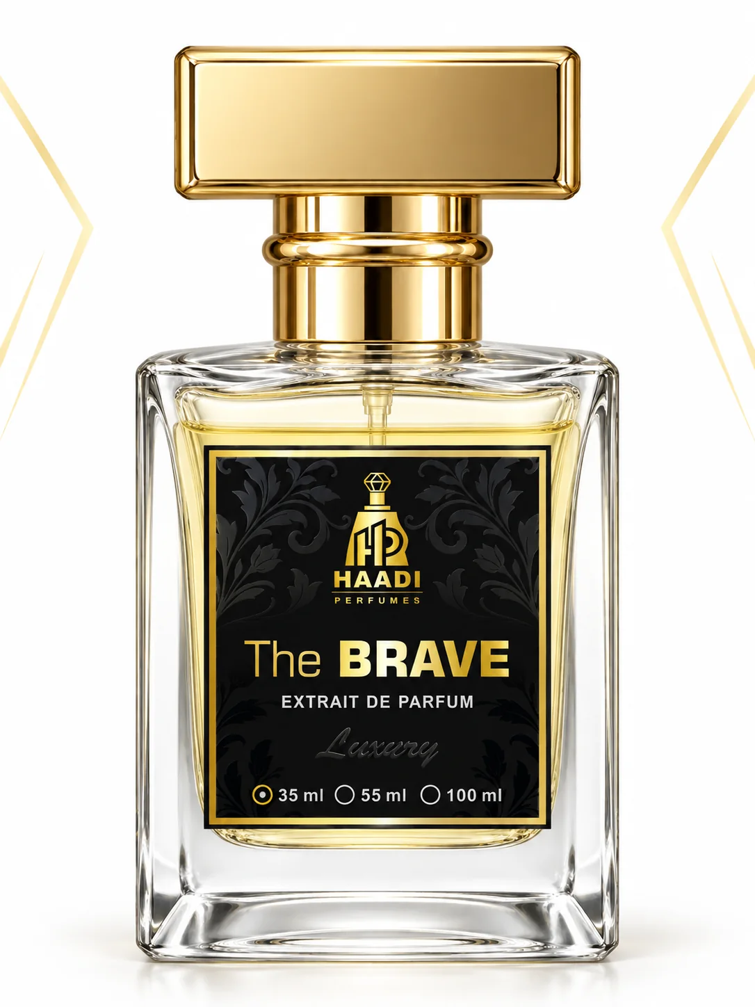 Haadi The Brave 35 ml extrait de parfum bottle
