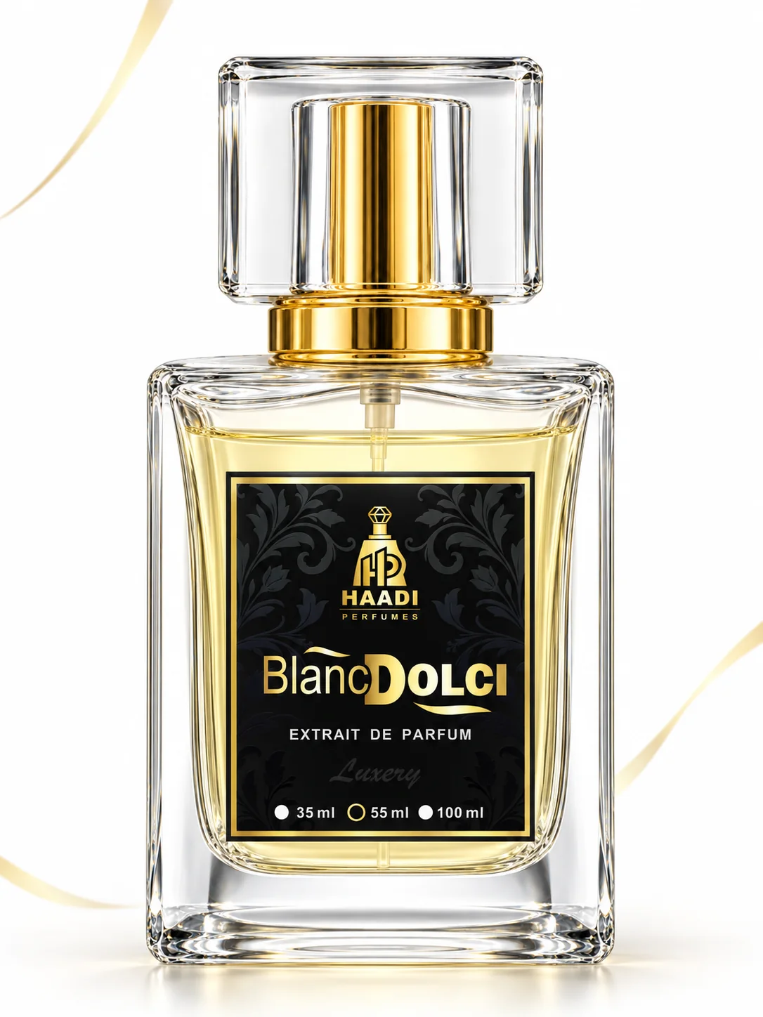 Haadi Blanc Dolci 55 ml extrait de parfum bottle