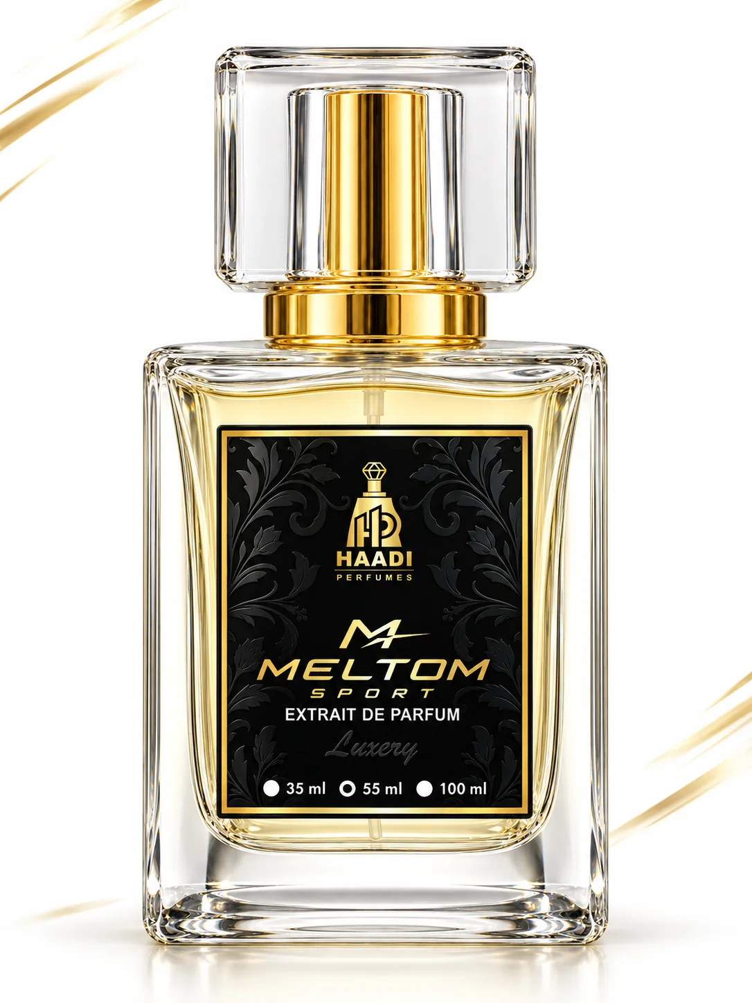 Haadi Meltom Sport 55 ml extrait de parfum bottle
