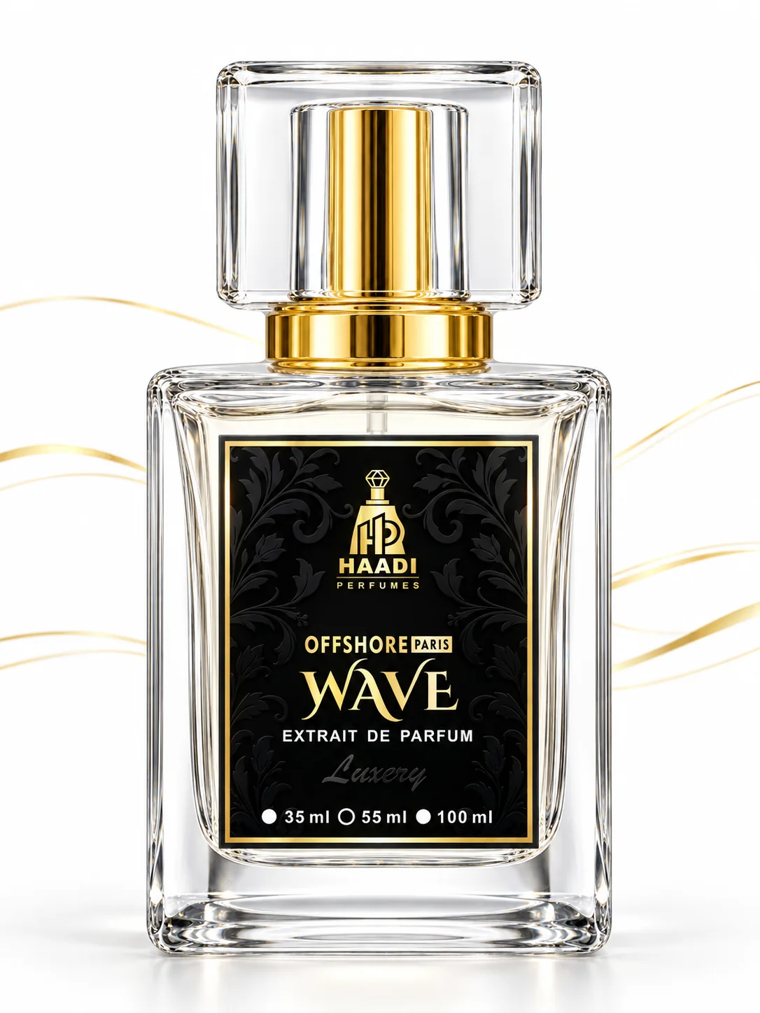 Haadi Offshore Paris Wave 55 ml extrait de parfum bottle