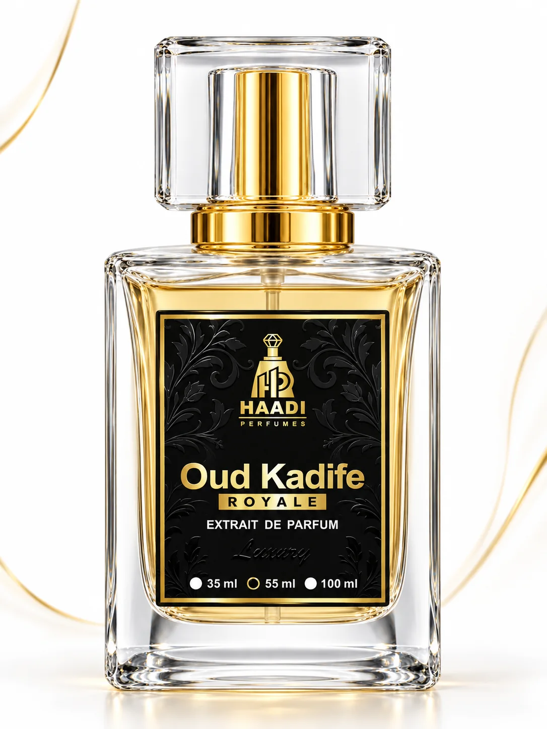 Haadi Oud Kadife Royale 55 ml extrait de parfum bottle